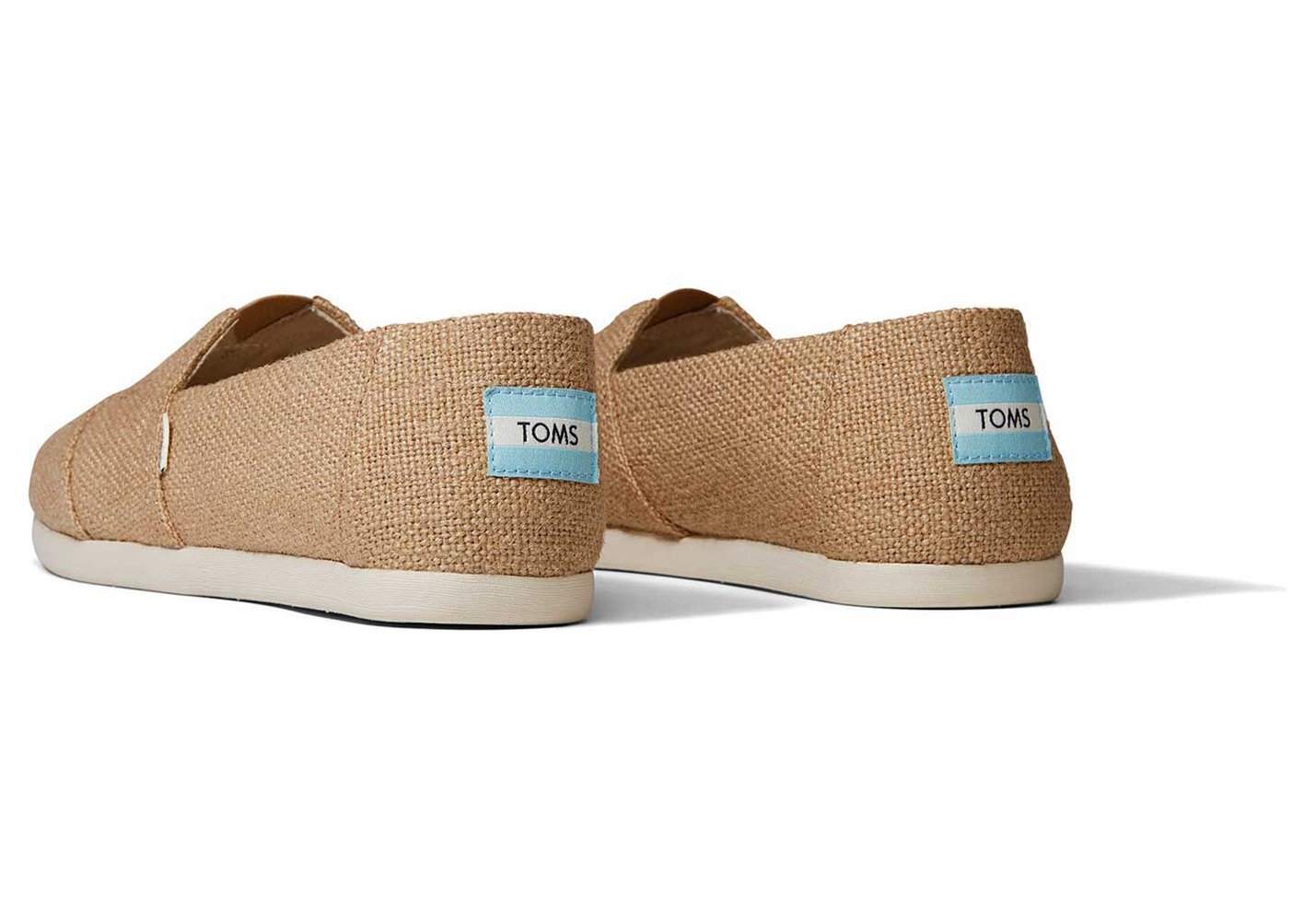 Toms Alpargata Burlap Espadrille Beige - Mens - 93107-WIDL